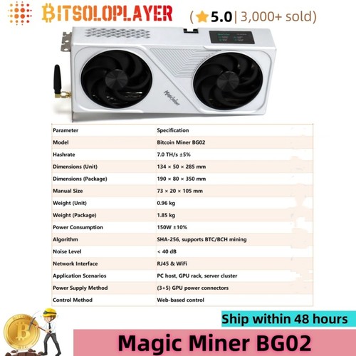Magic miner bg02 asic - magic,