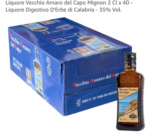 Vecchio amaro del capo - amaro, mignon