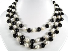 Collana IN Onice E Perle di