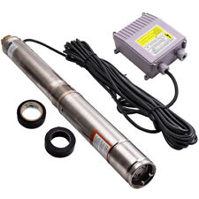 POMPA Fontana POMPA POZZO PROFONDO pompa sommersa 3.800 L/H 370 W ACCIAIO INOX