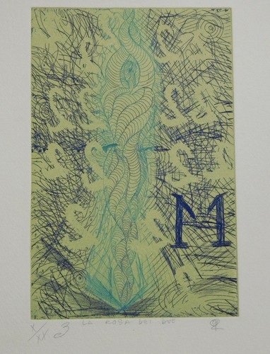 Bruno ceccobelli acquaforte - bruno,