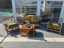 Salotto vintage in bambù anni ’70 –  Gervasoni