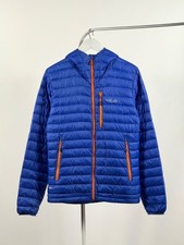 Piumino uomo Rab microlight alpino cappotto zip rotta - piccolo - blu