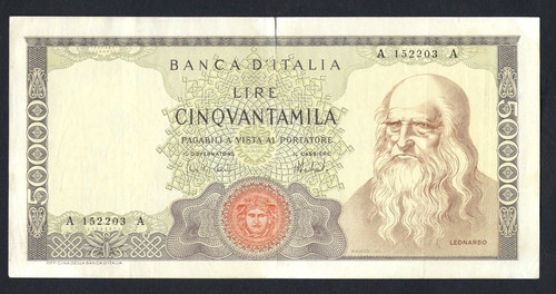 Repubblica italiana 50000 - 50000, lire