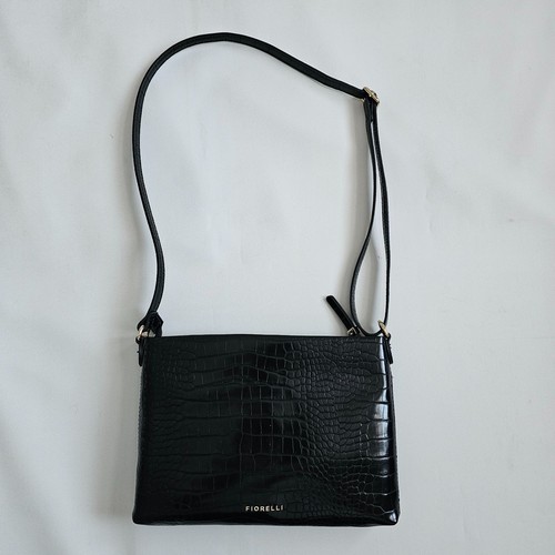 Borsa donna fiorelli nera - borsa,