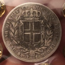 Lira 1831 torino carlo - 1,