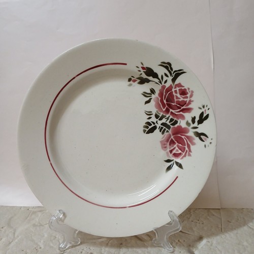 Piatto epoca francese - piatto, rose