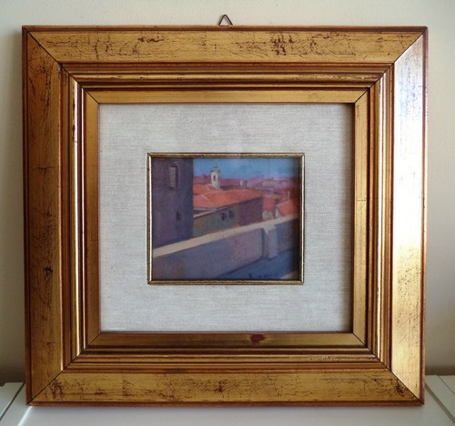 Franco negro quadro olio - olio, su