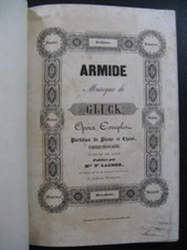 Gluck Armide (piano et chant ) Launer