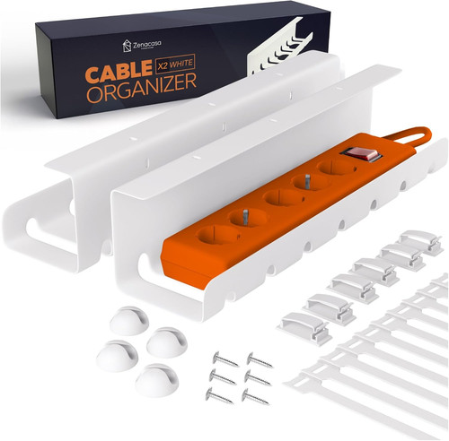Organizzatore cavi scrivania - cavi,