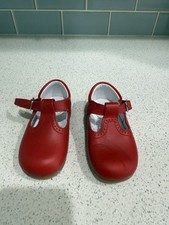 Pepa & Co London nuovo senza scatola rosso bambino Mary Jane unisex taglia 5,5 US (4,5 UK)