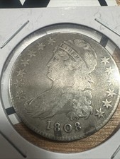 Mezzo dollaro 1808 busto con