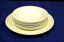 ANTICO SERVIZIO PIATTI CERAMICA Laveno 7 pz set. Frutta OLD POTTERY DISH 1920/30