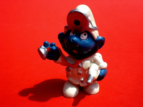 Schleich bully peyo - bully, puffo