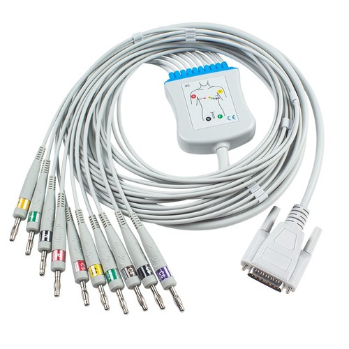 Cavo ecg compatibile nihon - ecg,