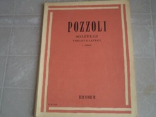 SPARTITO POZZOLI SOLFEGGI PARLATI E CANTATI - I PRIMO CORSO - 1991 CURCI