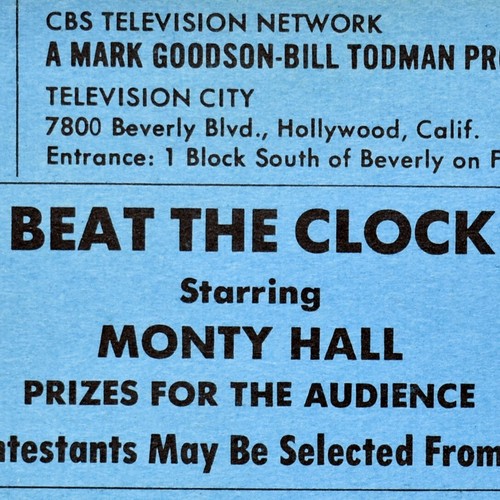 Biglietto beat the clock - the, show