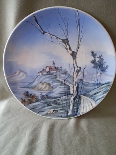 Piatto ceramica veneta - piatto,