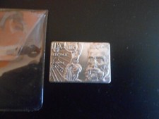 LINGOTTINO 10.000 MILALIRE "TIPO 1962 SU LASTRA BRONZO LAMINATA ARGENTO-(CLA)