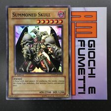 TESCHIO EVOCATO in inglese YUGIOH rara SUPER yu-gi-oh! PER VERI COLLEZIONISTI