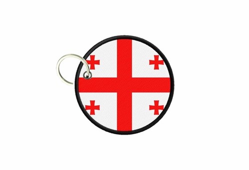 Portachiavi drapeau georgie - portachiavi,