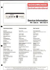 Nordmende Manuale di servizio