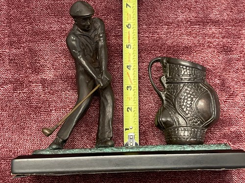 Statuina golfista vintage