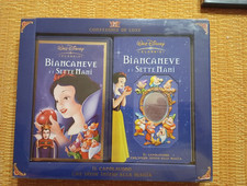 Biancaneve E I Sette nani Vhs Confezione Deluxe Con Specchio Libro Canta Con Noi