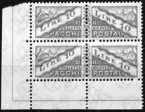 San marino 1965 pacchi postali - san,