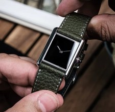 Orologio elegante rettangolare