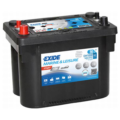 Batteria exide em1000 start - batteria,