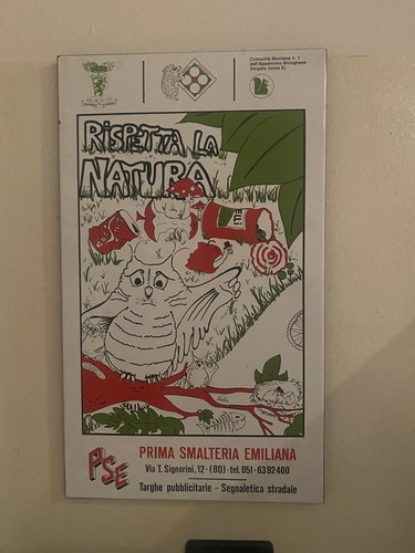 Insegna smaltata tabella - smaltata,