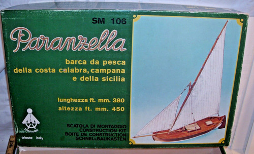 Tris model paranzella barca - model, a