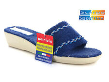 PATRIZIA  DONNA 174 PANTOFOLE CIABATTE  spugna Blu DAL 34 AL 42 LAV IN LAVATRICE