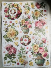 Stamperia Rose Floreali A4