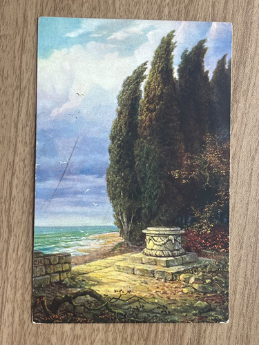 Cartolina epoca arte - d'epoca,