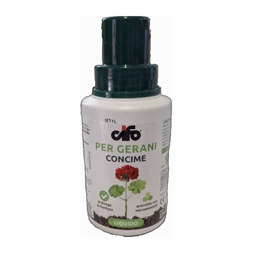 Concime liquido per gerani