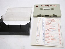 Cassetta Commodore 64 128 vintage gioco scritte Alga Soft n 6 89 zalaga dynamix