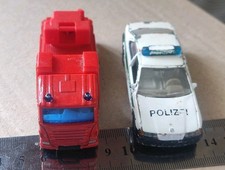 Set 2 Car Siku BMW 320i Police