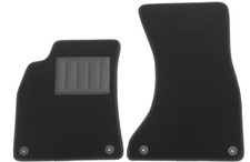 ASC tappetini auto anteriori set 2pz AUDI A4 B8 2008 2015 +bottoni e battitacco