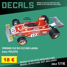 DECALS repro Ferrari 312 B3