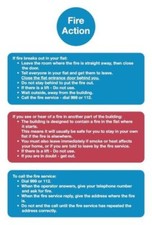 Insegna Stay Put Cartello di Sicurezza Avviso Azione Antincendio Varie Quantità - Varie Misure