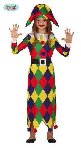 Costume arlecchino bambina - arlecchino,