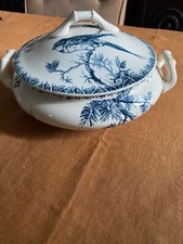 GIEN Provençal  Terre de Fer Porcelaine Opaque de Gien Legumiera