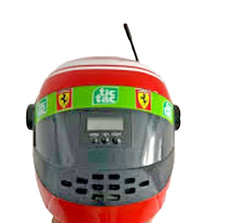 CASCO FERRARI TIC TAC SCHUMACHER RADIOSVEGLIA AM FM VINTAGE ORIGINALE PERFETTA