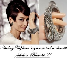 BRACCIALE MODERNIST  AUDREY HEPBURN  GR.180ca,PLATINO/ACCIAIO,BRILLANTI:PREZIOSO