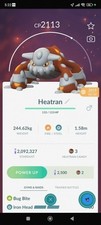 Pokémon heatran catturato - heatran, go