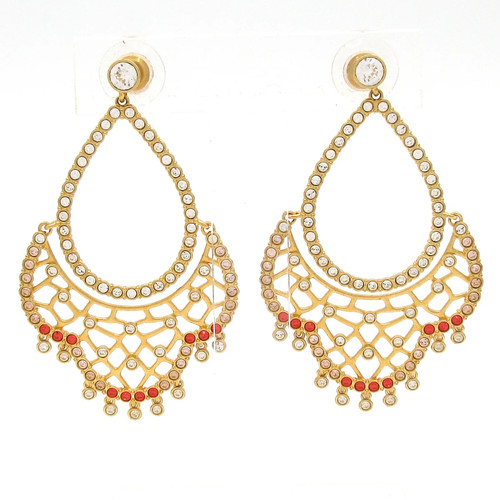 Orecchini swarovski oro - orecchini,