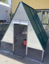 Pollaio Pompei Anti Predatore in Rete e Lamiera Zincata