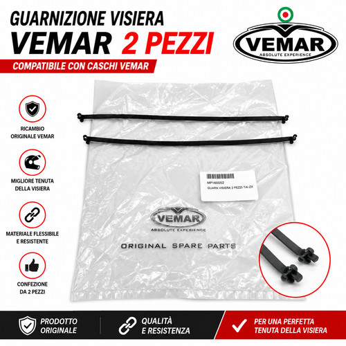 Coppia guarnizioni visiera per